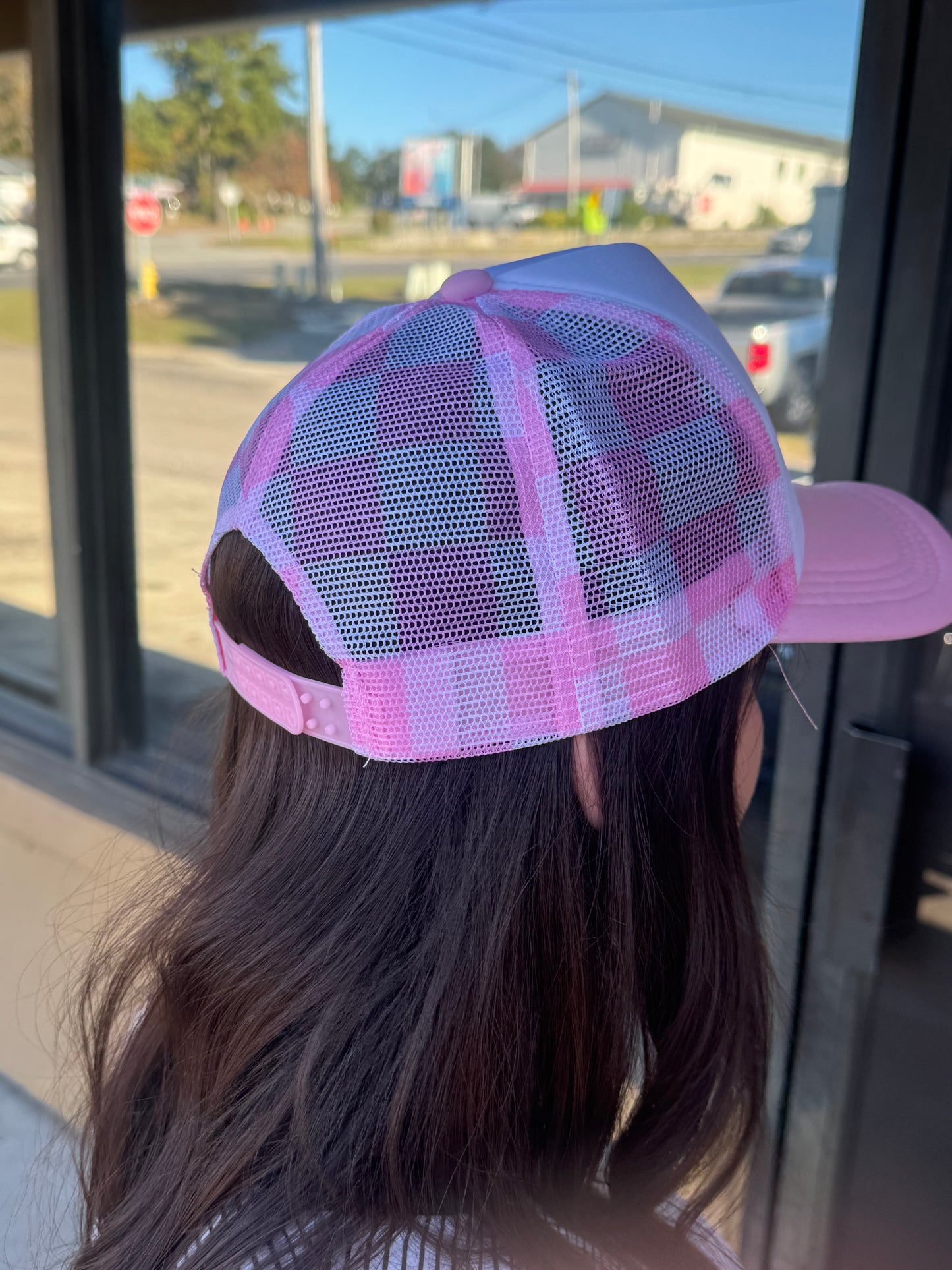 Howdy Hat With Checkered Back