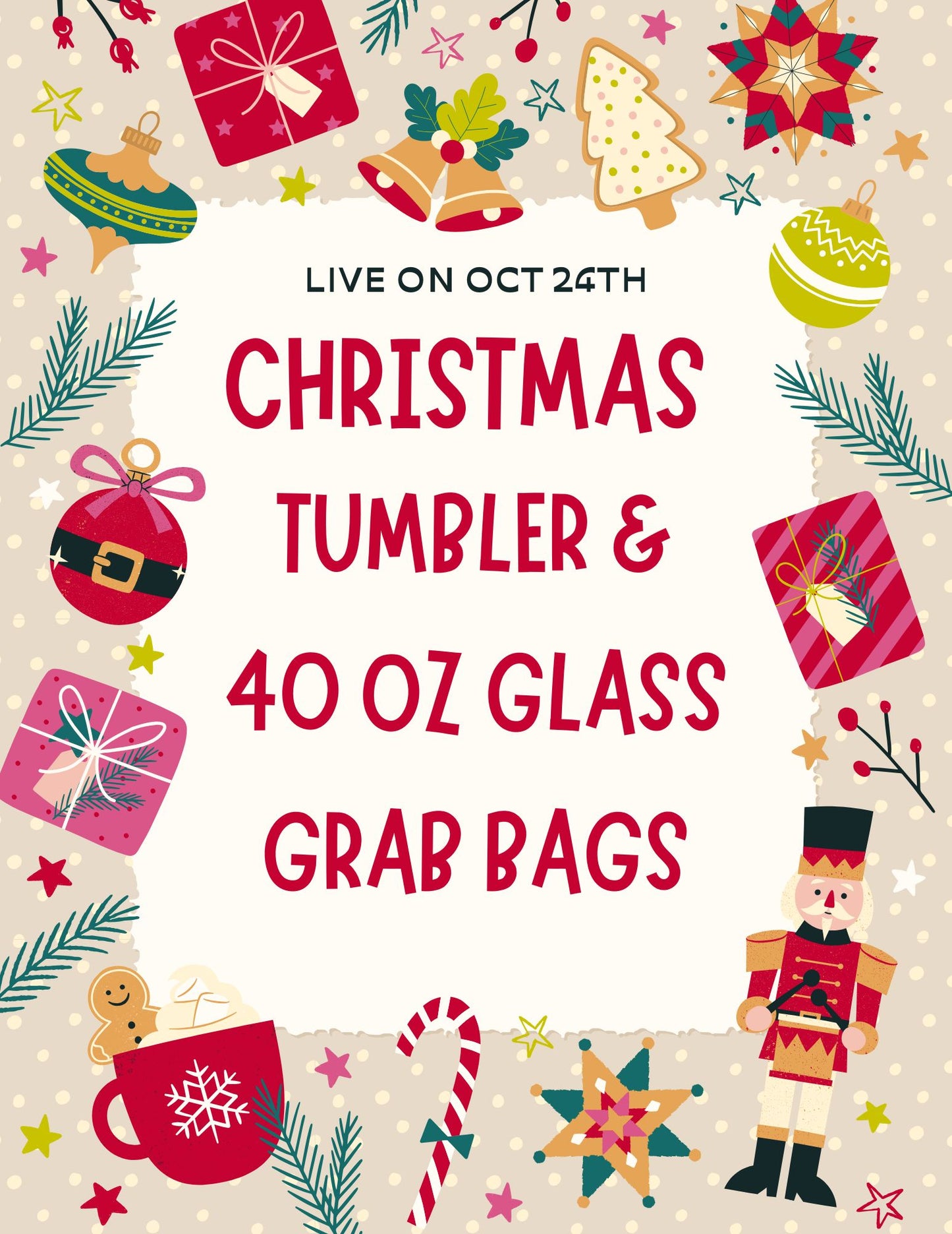 Tumbler Christmas Grab Bags And Regular Grab Bags