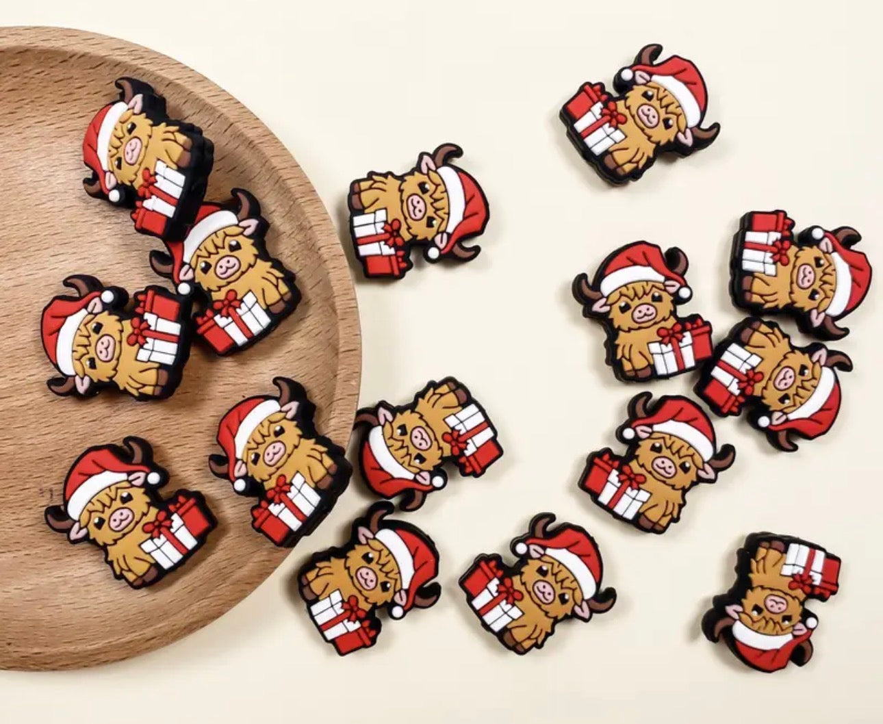 Santa Highland Cow Focal Preorder