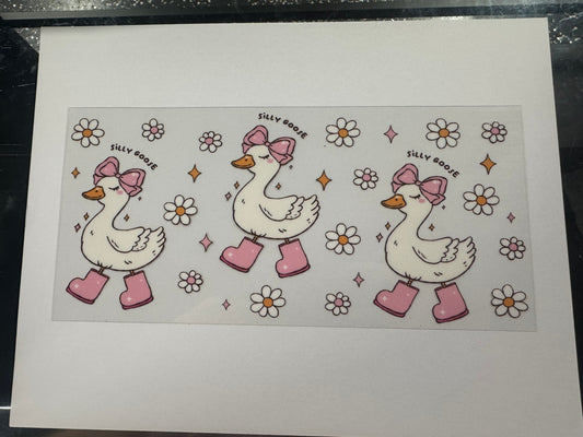 Silly Goose Uv DTF Cup Wrap