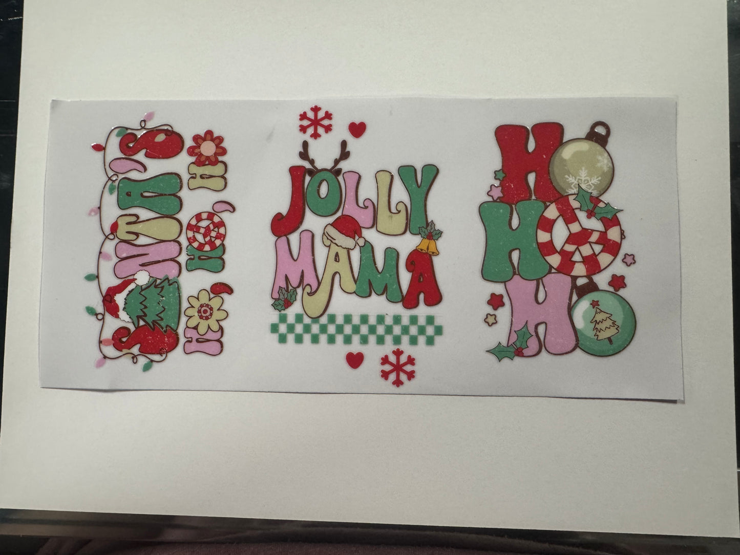 Jolly Mama UV DTF Cup Wrap