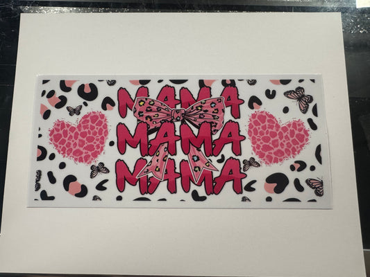 Bow Mama UV DTF Cup Wrap