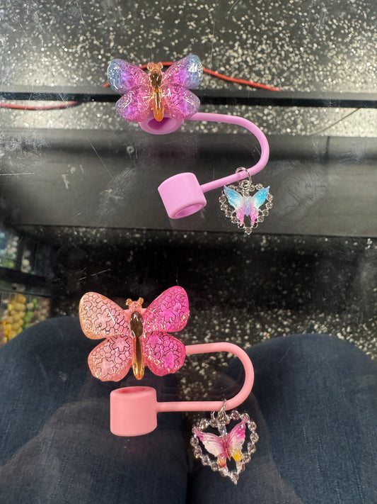 Butterfly Straw Toppers