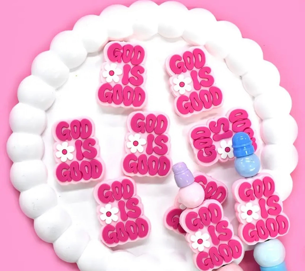 Pink God Is Good Focal