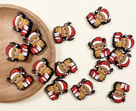 Santa Highland Cow Focal Preorder