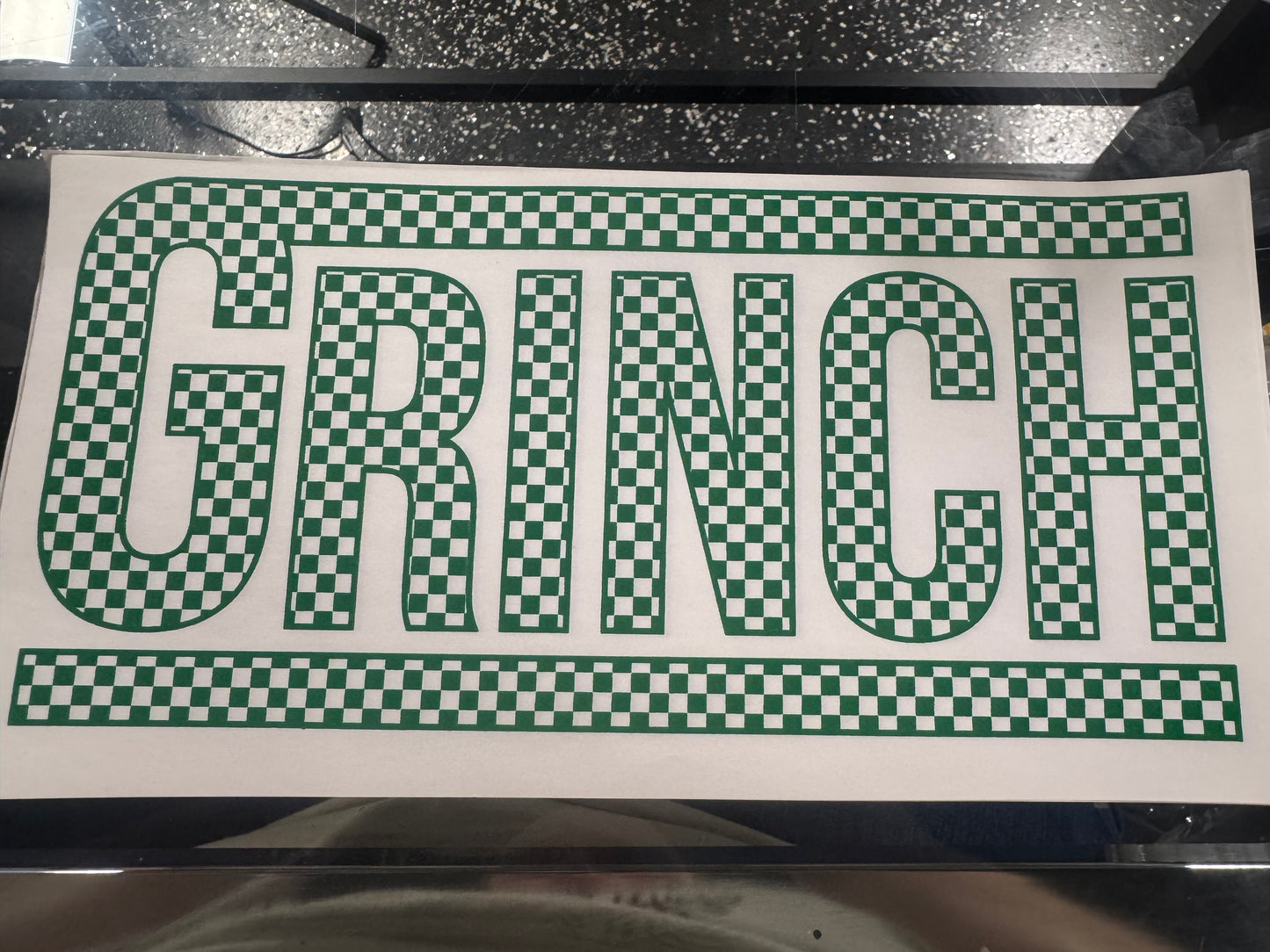Grinch Checkered