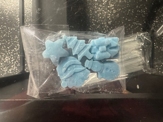 5 Pack Of Christmas Theme Wax Melts