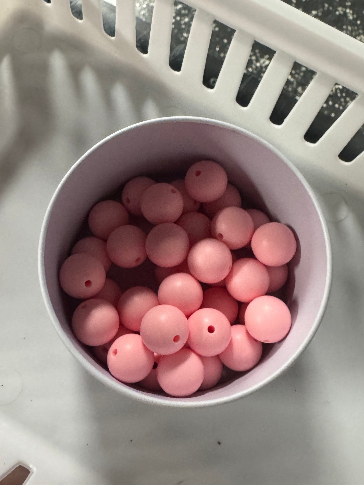 Candy Pink 15mm Bead 5 Pack