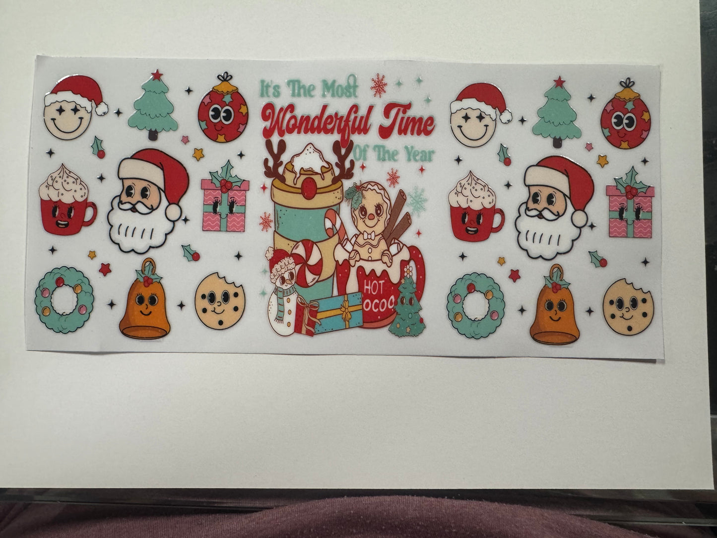 Hot Coco UV DTF Cup Wrap