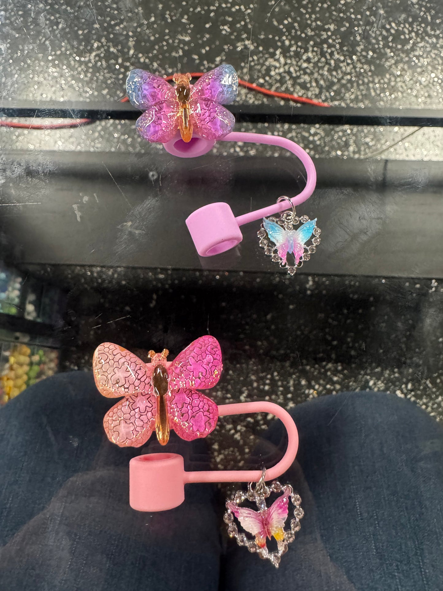 Butterfly Straw Toppers