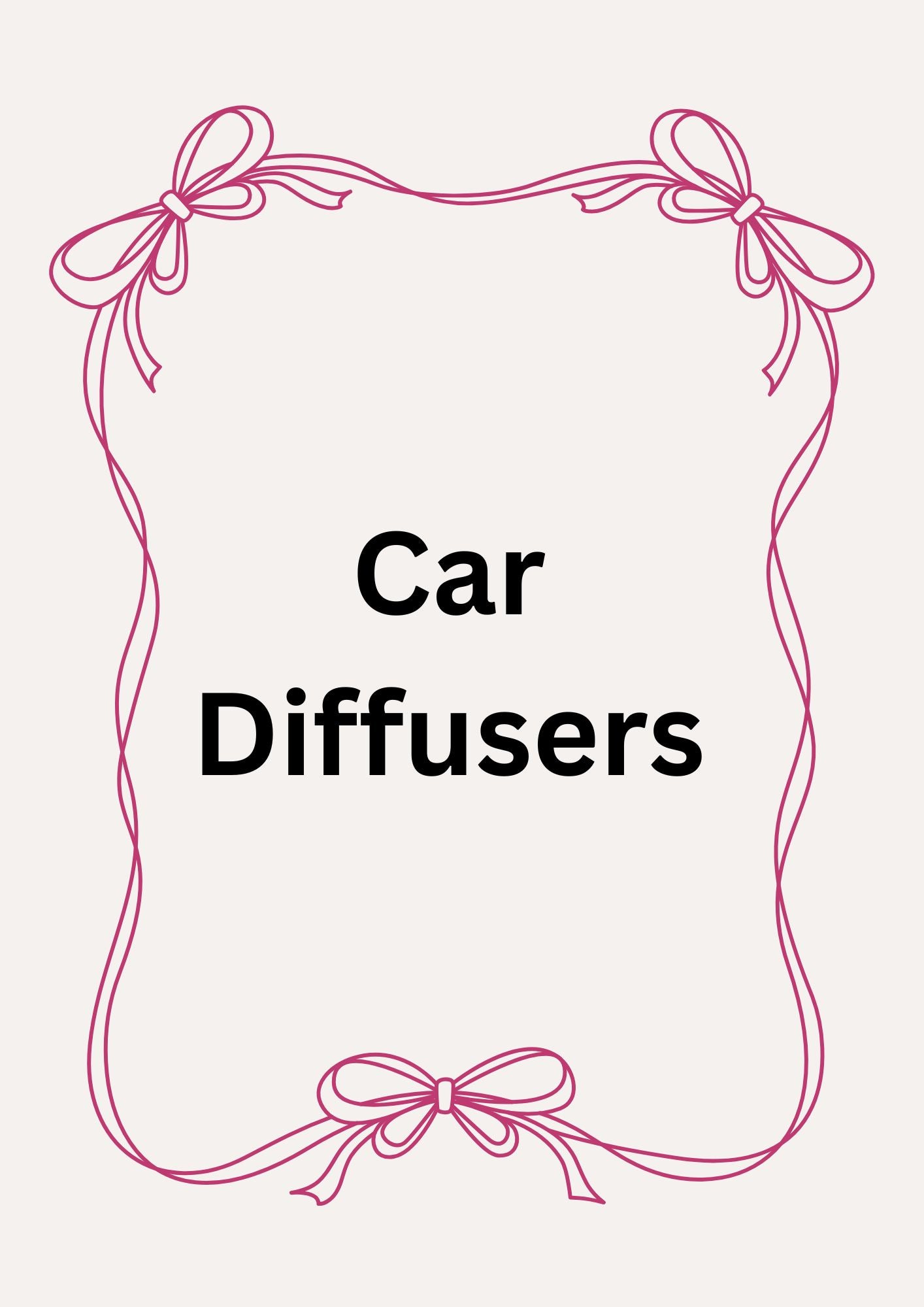 Car Diffusers
